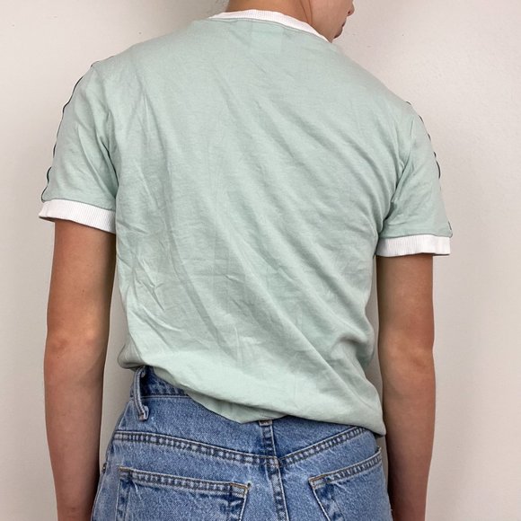 Adidas Mint Green Top - Women’s Small - 80s retro vintage - Picture 3 of 7